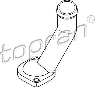 Topran 108 189 фланец охлаждающей жидкости на SKODA OCTAVIA Combi (1U5)