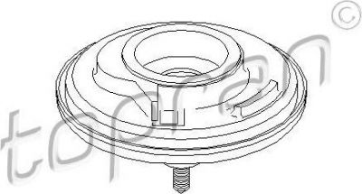 Topran 108 298 тарелка пружины на AUDI A4 Avant (8D5, B5)