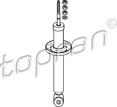 Topran 108 363 амортизатор на VW POLO Variant (6KV5)