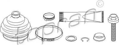 Topran 108 369 комплект пылника, приводной вал на VW PASSAT Variant (3B6)