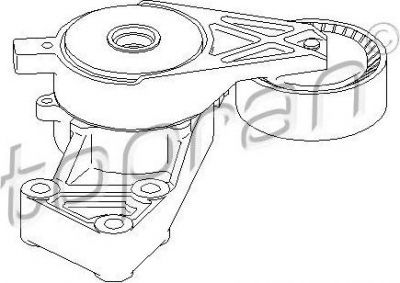 Topran 108 417 натяжитель ремня, клиновой зубча на SKODA OCTAVIA Combi (1U5)