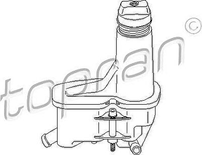 Topran 108 569 компенсационный бак, гидравлического масла услител на VW GOLF III (1H1)