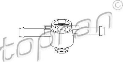 Topran 108 643 клапан, топливный фильтр на VW GOLF IV (1J1)