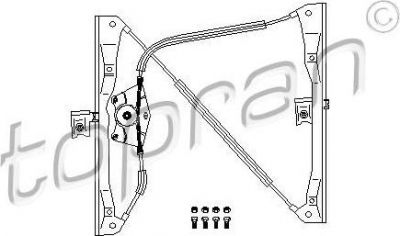 Topran 108 669 подъемное устройство для окон на VW GOLF IV (1J1)