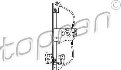 Topran 108 672 подъемное устройство для окон на VW GOLF III (1H1)