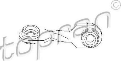 Topran 108 840 шток вилки переключения передач на VW GOLF IV (1J1)