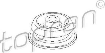 Topran 108 904 опора стойки амортизатора на VW LT 28-46 II фургон (2DA, 2DD, 2DH)