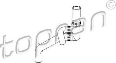 Topran 109 020 шланг радиатора на VW PASSAT Variant (3A5, 35I)