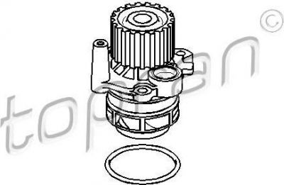 Topran 109 038 водяной насос на VW GOLF IV (1J1)