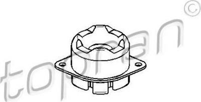 Topran 109 064 подвеска, автоматическая коробка передач на AUDI 80 (8C, B4)