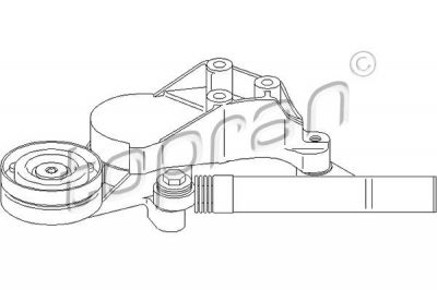 Topran 109 172 натяжитель ремня, клиновой зубча на VW POLO CLASSIC (6KV2)