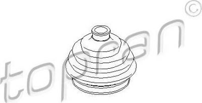 Topran 109 255 пыльник, приводной вал на VW PASSAT Variant (3B6)