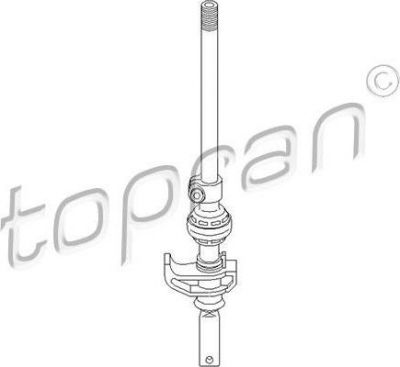 Topran 109 307 шток вилки переключения передач на VW GOLF III (1H1)