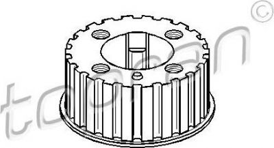 Topran 109 327 шестерня, коленчатый вал на VW LT 28-46 II фургон (2DA, 2DD, 2DH)
