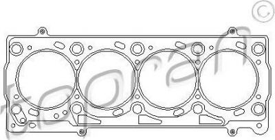 Topran 109 357 прокладка, головка цилиндра на SKODA OCTAVIA (1Z3)