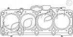 Topran 109 358 прокладка, головка цилиндра на VW PASSAT Variant (3B6)