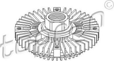 Topran 109 608 сцепление, вентилятор радиатора на 3 Touring (E46)