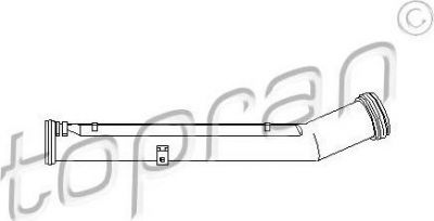 Topran 109 625 трубка охлаждающей жидкости на SKODA FABIA Combi (6Y5)