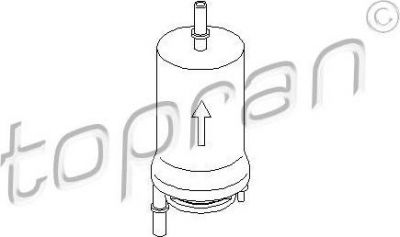 Topran 109 656 топливный фильтр на SKODA FABIA Combi (6Y5)