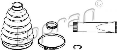 Topran 110 216 комплект пылника, приводной вал на VW TRANSPORTER V c бортовой платформой/ходовая часть (7JD, 7JE,