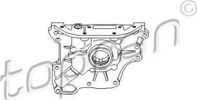 Topran 110 349 масляный насос на VW GOLF III (1H1)