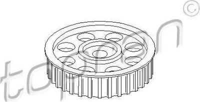 Topran 110 375 шестерня, распределительный вал на VOLVO V70 I (LV)