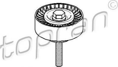Topran 110 377 паразитный / ведущий ролик, поликлиновой ремень на AUDI A3 (8P1)