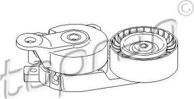 Topran 110 380 натяжитель ремня, клиновой зубча на SEAT TOLEDO IV (KG3)