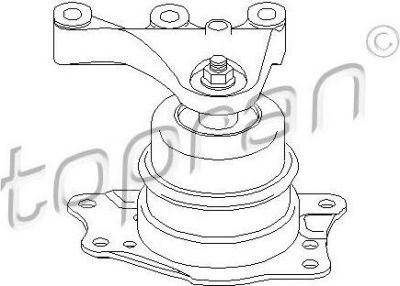 Topran 110 381 подвеска, двигатель на SEAT CORDOBA (6L2)