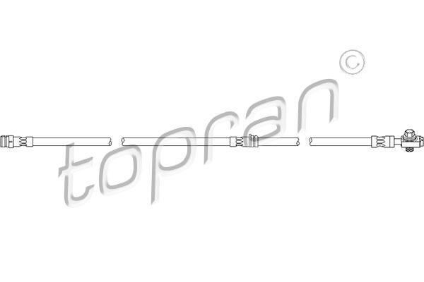 Topran 110 394 тормозной шланг на VW GOLF V (1K1)