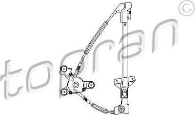 Topran 110 450 подъемное устройство для окон на AUDI 100 (4A, C4)