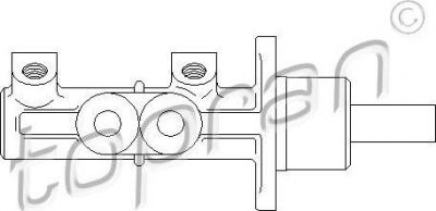 Topran 110 478 главный тормозной цилиндр на VW GOLF III (1H1)