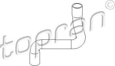 Topran 110 492 шланг радиатора на VW GOLF III (1H1)