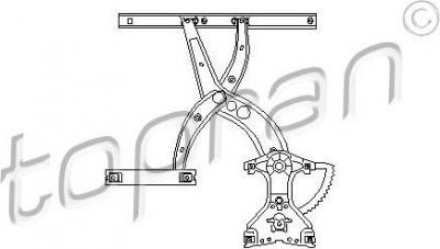 Topran 110 556 подъемное устройство для окон на VW PASSAT Variant (3A5, 35I)