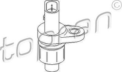 Topran 110 585 датчик, участок пути на VW POLO (9N_)