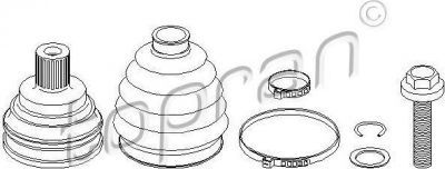 Topran 110 806 шарнирный комплект, приводной вал на SKODA OCTAVIA (1Z3)