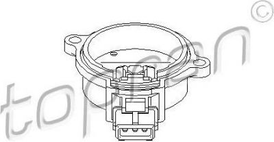 Topran 110 822 датчик частоты вращения, управление двигателем на AUDI 80 Avant (8C, B4)