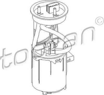 Topran 110 852 топливный насос на VW PASSAT Variant (3B6)