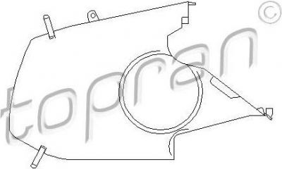 Topran 110 882 кожух, зубчатый ремень на VW PASSAT Variant (3B6)