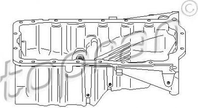 Topran 110 958 масляный поддон на VW PASSAT Variant (3B6)