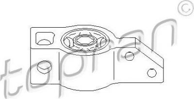 Topran 111 020 подвеска, рычаг независимой подвески колеса на VW GOLF V (1K1)