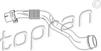 Topran 111 127 шланг, воздухоотвод крышки головки цилиндра на SKODA SUPERB (3U4)