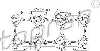 Topran 111 145 прокладка, головка цилиндра на VW LUPO (6X1, 6E1)