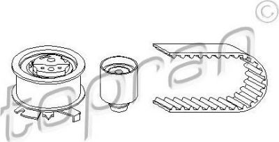 Topran 111 198 комплект ремня грм на VW GOLF IV (1J1)
