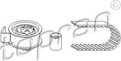 Topran 111 199 комплект ремня грм на VW BORA универсал (1J6)