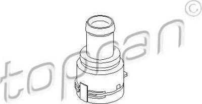 Topran 111 241 фланец охлаждающей жидкости на SKODA OCTAVIA Combi (1U5)