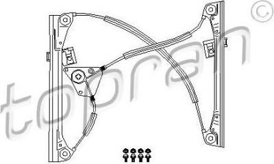 Topran 111 262 подъемное устройство для окон на VW POLO (9N_)