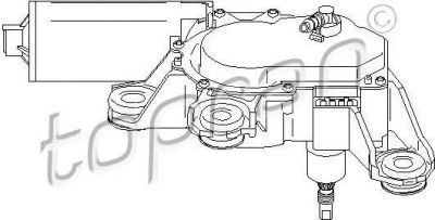 Topran 111 300 двигатель стеклоочистителя на FORD KA (RB_)