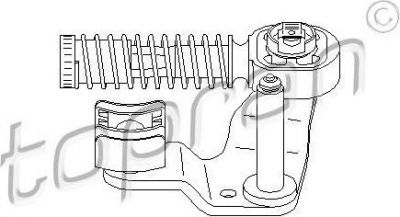 Topran 111 333 ремкомплект, рычаг переключения на VW BORA универсал (1J6)