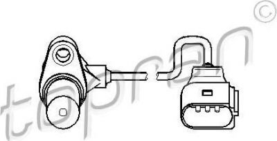 Topran 111 367 датчик частоты вращения, управление двигателем на SKODA OCTAVIA (1U2)
